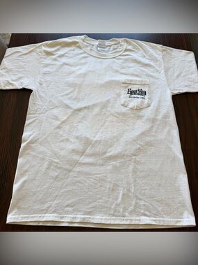 Biketoberfest Mens White Boot Hill Saloon Vintage 2002 T Shirt Daytona Size L